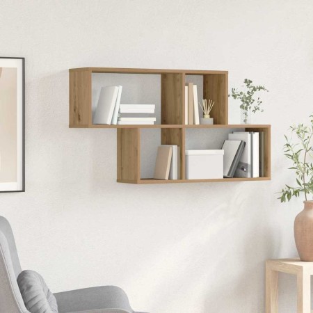 Estante de pared con estante Montaje en la pared Marrón Madera en Estantes y estanterías | Comprar online en Foro24