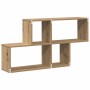Estante de pared con estante Montaje en la pared Marrón Madera en Estantes y estanterías | Comprar online en Foro24