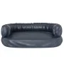Cama para perros de espuma cuero sintético azul oscuro 60x42 cm by vidaXL, Beds for dogs - Ref: Foro24-171313, Price: 39,25 €...