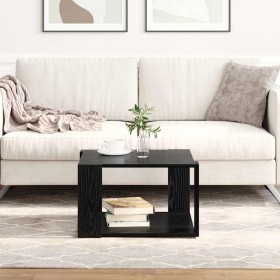 Mesa de Café Roble negro 51.5 x 51.5 x 30 cm