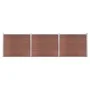 Brown WPC fence panel set 526x146 cm by vidaXL, fence panels - Ref: Foro24-3070452, Price: 909,35 €, Discount: %