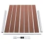 WPC Zaunpaneel Set braun 526x146 cm von vidaXL, Zaunpaneele - Ref: Foro24-3070452, Preis: 910,44 €, Rabatt: %