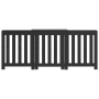 Cubierta de Radiador Roble Negro 205 x 21.5 x 83.5 cm