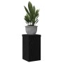 Soporte de plantas 2 pcs Roble negro 10 x 10 x 18 cm