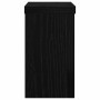 Soporte de plantas 2 pcs Roble negro 10 x 10 x 18 cm