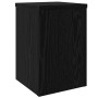 Soporte de plantas 2 pcs Roble negro 20 x 20 x 30 cm