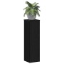 Soporte de plantas 2 pcs Roble negro 17 x 17 x 60 cm