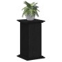 Soporte de plantas Roble negro 33 x 33 x 60 cm