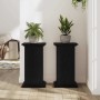 Soporte de plantas Roble negro 33 x 33 x 60 cm