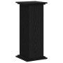 Soporte de plantas Roble negro 33 x 33 x 80 cm