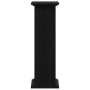 Soporte de plantas Roble negro 33 x 33 x 100 cm