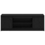 Gabinete de TV Negro 139.5 x 34 x 50 cm Madera contrachapada
