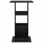 Mesa de Bar Roble Negro 60 x 60 x 100 cm Madera contrachapada