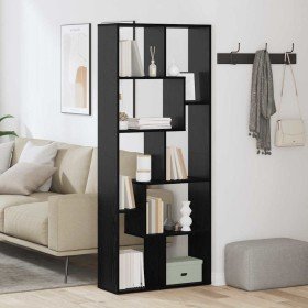 Estantería Roble negro 67 x 25 x 161.5 cm Madera contrachapada en Librerías y estanterías | Comprar online en Foro24
