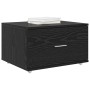 Gabinete con cajones con rueda Negro 55 x 45 x 33.5 cm