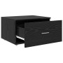 Gabinete con cajones con rueda Negro 55 x 45 x 33.5 cm