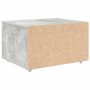 Gabinete con cajones con rueda Gris 55 x 45 x 33.5 cm