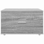 Gabinete con cajones con rueda Gris 55 x 45 x 33.5 cm