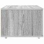 Gabinete con cajones con rueda Gris 55 x 45 x 33.5 cm
