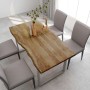 Esstisch aus massivem Akazienholz, 154 x 80 x 76 cm von vidaXL, Küchen- und Esstische - Ref: Foro24-286477, Preis: 275,08 €, ...