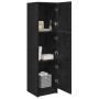 Mueble Alto Roble negro 31.5 x 32 x 124 cm Madera contrachapada
