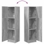 Mueble Alto Gris sonoma 31.5 x 32 x 124 cm Madera contrachapada