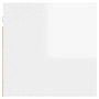Weiß glänzende Wand-Wohnzimmermöbel 30,5x30x30 cm von vidaXL, TV-Möbel - Ref: Foro24-804499, Preis: 33,03 €, Rabatt: %