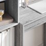Escritorio Gris sonoma 70 x 40 x 76 cm Madera contrachapada