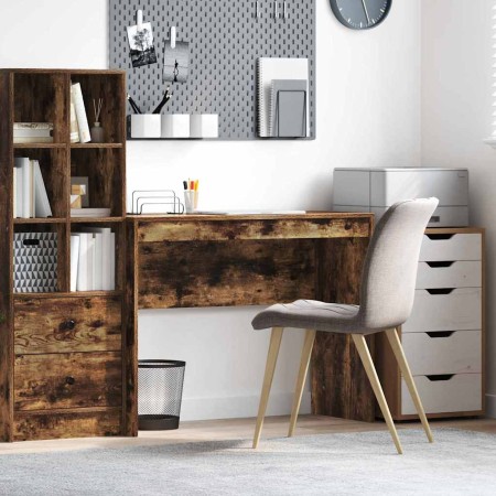 Escritorio Roble ahumado 100 x 40 x 76 cm Madera contrachapada