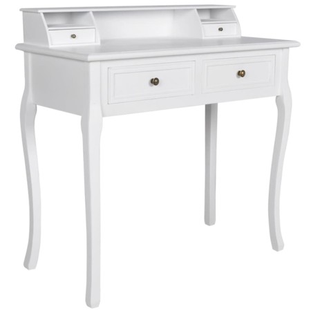 Weißer moderner Schminktisch von vidaXL, Schlafzimmerkommoden - Ref: Foro24-60635, Preis: 204,32 €, Rabatt: %