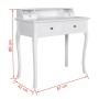 White modern dressing table by vidaXL, Bedroom Dressers - Ref: Foro24-60635, Price: 204,32 €, Discount: %