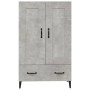 Betongraues Sperrholz-Sideboard 70x31x115 cm von vidaXL, Sideboards - Ref: Foro24-812577, Preis: 92,32 €, Rabatt: %