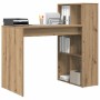 Escritorio con estante Roble artesanal 108 x 55 x 103.5 cm