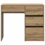 Escritorio Roble artisan 90 x 37.5 x 75 cm Madera contrachapada