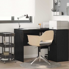 Escritorio Roble negro 102 x 50 x 75 cm Madera contrachapada