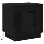 Armario de Noche Negro 44 x 34.5 x 45 cm Madera contrachapada