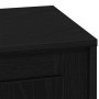 Armario de Noche con 2 pcs Negro 44 x 34.5 x 45 cm