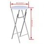 Folding high tables 4 white MDF units by vidaXL, Folding tables - Ref: Foro24-60650, Price: 178,29 €, Discount: %
