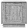 Armario de Noche Gris 44 x 34.5 x 45 cm Madera contrachapada