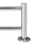 Toallero de acero inoxidable 2 tubos de vidaXL, Toalleros - Ref: Foro24-140335, Precio: 19,95 €, Descuento: %