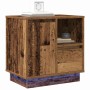 Armario de Noche con 2 pcs Madera Vieja 50 x 34.5 x 50 cm.