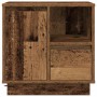 Armario de Noche con 2 pcs Madera Vieja 50 x 34.5 x 50 cm.