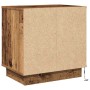 Armario de Noche con 2 pcs Madera Vieja 50 x 34.5 x 50 cm.