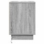 Armario de Noche Gris 39 x 34.5 x 50 cm Madera contrachapada