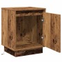 Armario de Noche con 2 pcs Madera vieja 39 x 34.5 x 50 cm