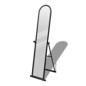 Espejo de pie de cuerpo entero negro de vidaXL, Espejos - Ref: Foro24-240579, Precio: 77,28 €, Descuento: %