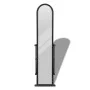 Full-length black standing mirror by vidaXL, Mirrors - Ref: Foro24-240579, Price: 77,28 €, Discount: %