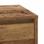 Armario de Noche con cajón 2 pcs Madera Vieja 39 x 34.5 x 50 cm
