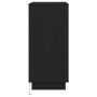 Armario de Noche Negro 71 x 34.5 x 75 cm Madera contrachapada