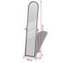 Espejo de pie de cuerpo entero gris de vidaXL, Espejos - Ref: Foro24-240580, Precio: 72,89 €, Descuento: %